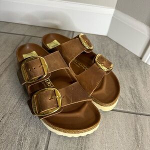 Birkenstock Arizona big buckle oiled leather
